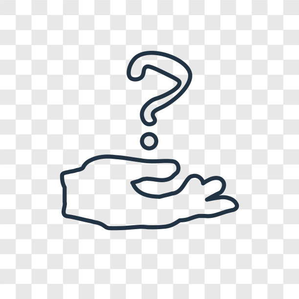 问题概念线性图标孤立上图片下载