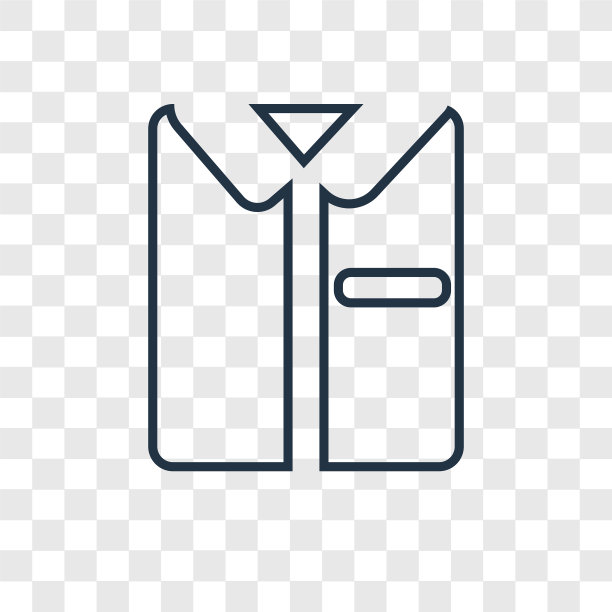 制服概念线性图标图片下载