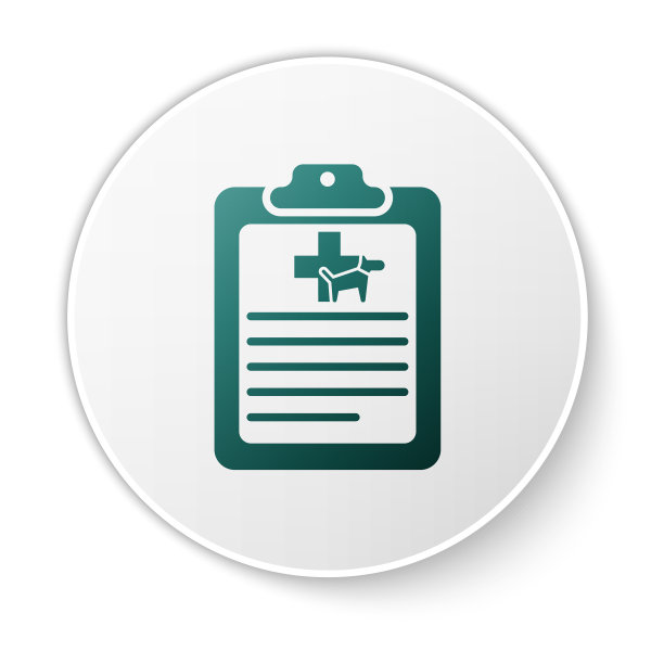 绿色剪贴板与医疗临床记录宠物图片下载