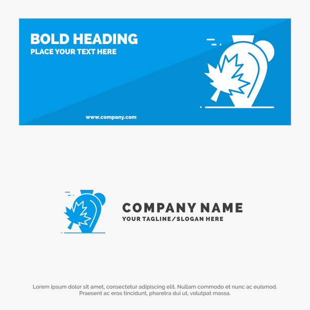 花盆秋天加拿大枫叶固体图标网站图片下载