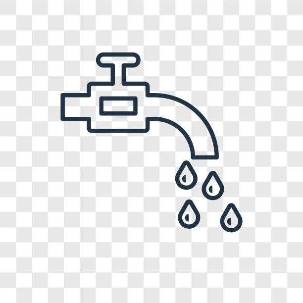 水龙头概念线性图标隔离图片下载