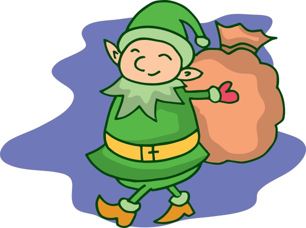 圣诞主题与小精灵卡通图片下载