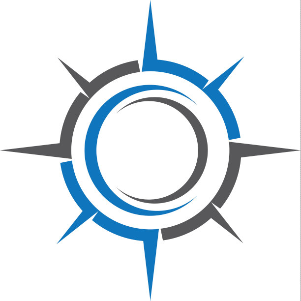 指南针logo模板图片下载