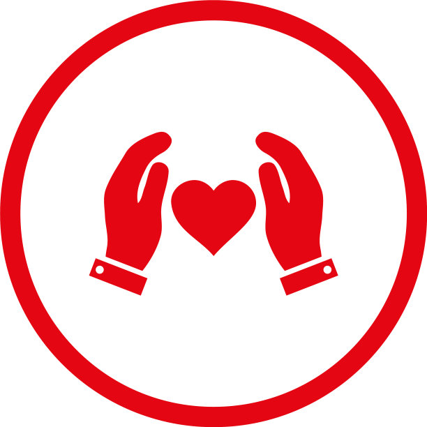 关爱双手圆润图标图片下载