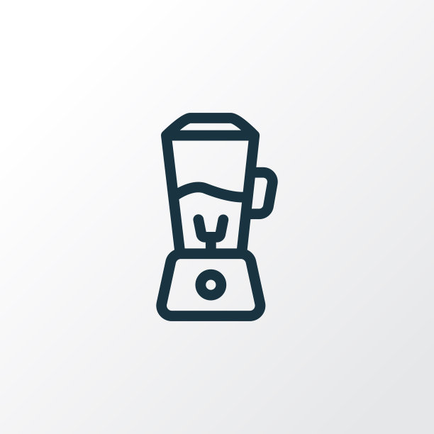 搅拌机图标线符号优质隔离图片下载