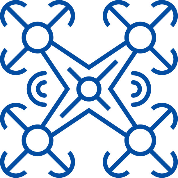 直升机线图标概念直升机平图片下载