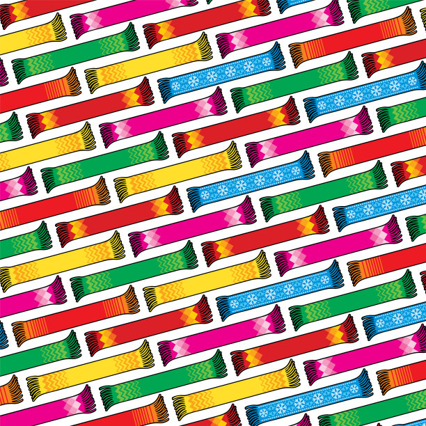 背景图案与围巾图片下载