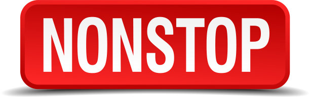 不间断的红色3d方形按钮隔离在白色图片下载