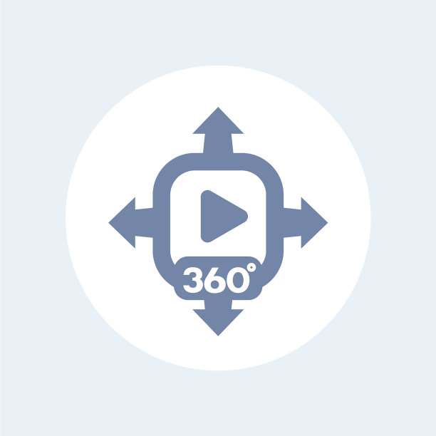 360度视频内容图标图片下载