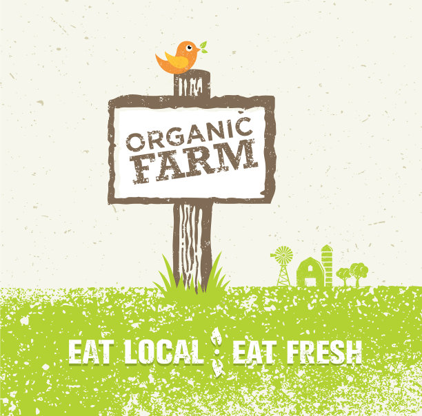 有机农场新鲜健康食品生态绿色图片下载