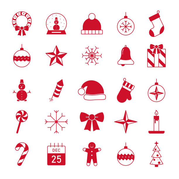 圣诞快乐图标图片下载