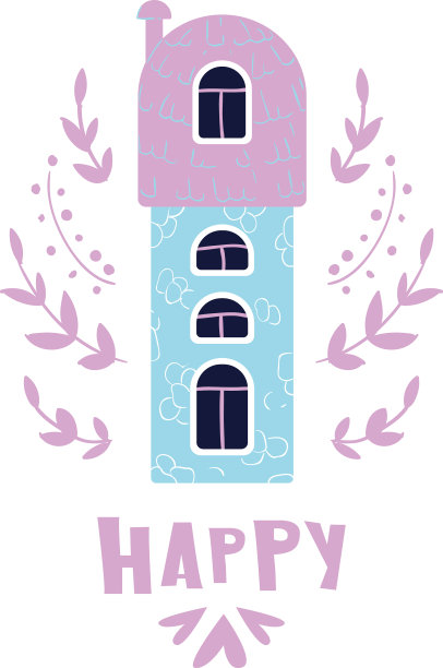 可爱的卡通房子图片下载