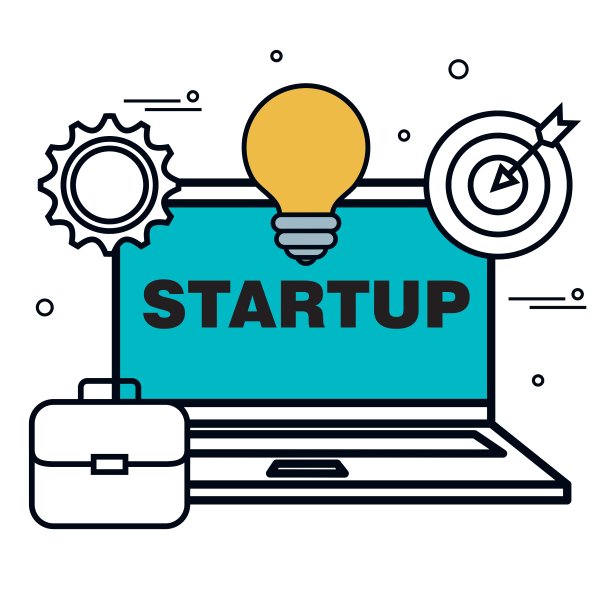 商业启动平面图标图片下载