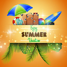 享受暑假图片下载