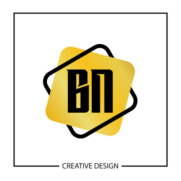 首字母bn标志模板设计图片下载