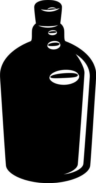 瓶盖上有药的图标样式简单图片下载