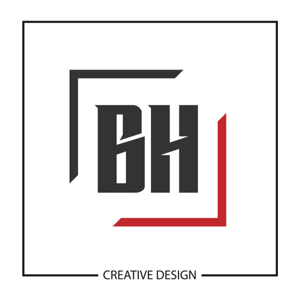 首字母bh标志模板设计图片下载