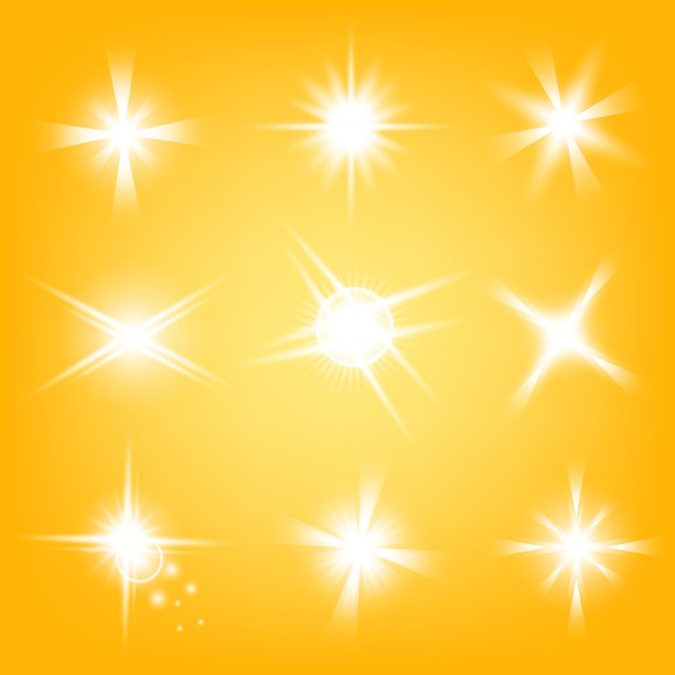 辉光效果创意概念套装图片下载