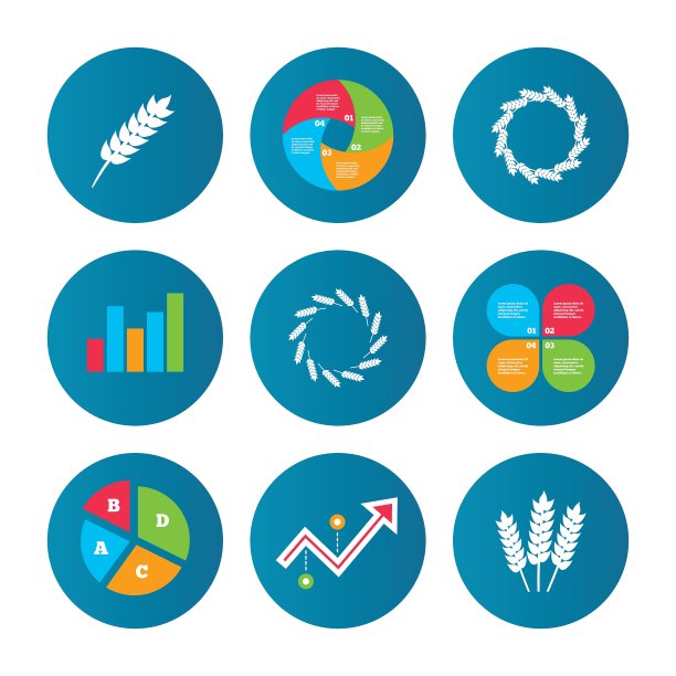 农业图标无谷蛋白符号图片下载