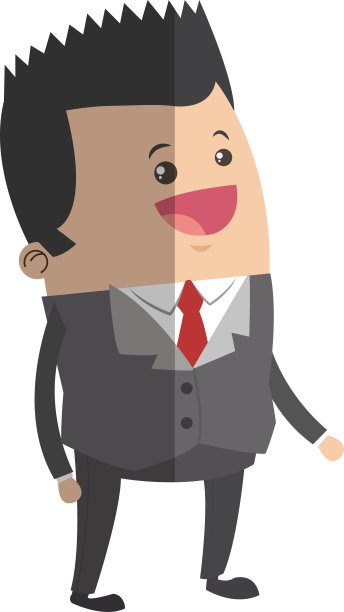 商人卡通图标图片下载