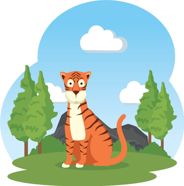 非洲虎在野外图片下载