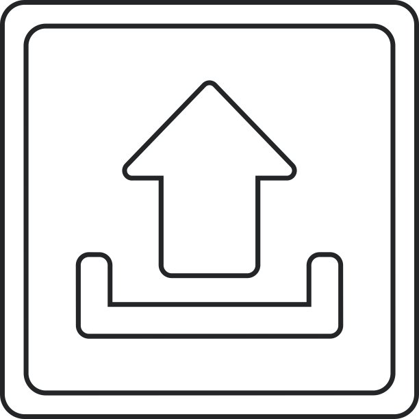 上传箭头的数字概念图片下载
