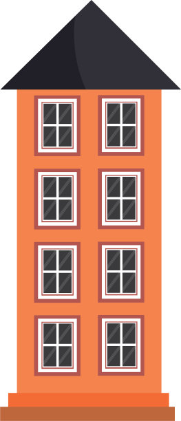 建筑外部孤立图标图片下载