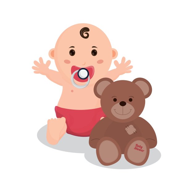 宝宝宝宝淋浴卡设计图片下载