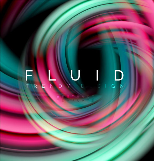 流体平滑波抽象背景流动图片下载