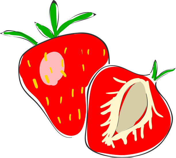 草莓片或其他颜色图片下载