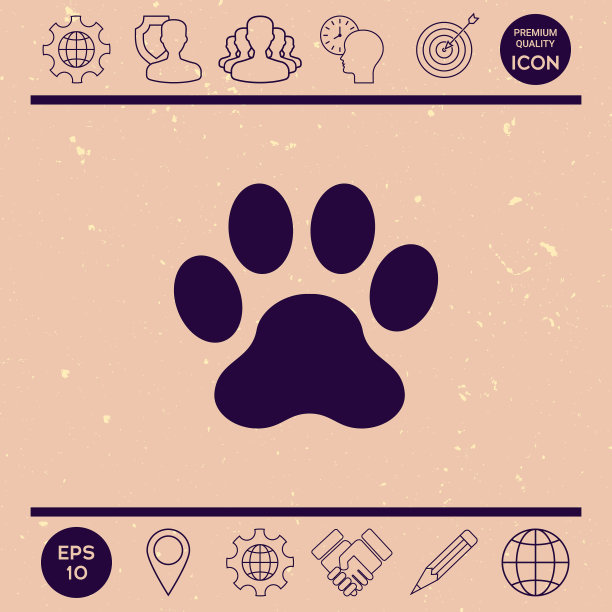 爪子图标图片下载