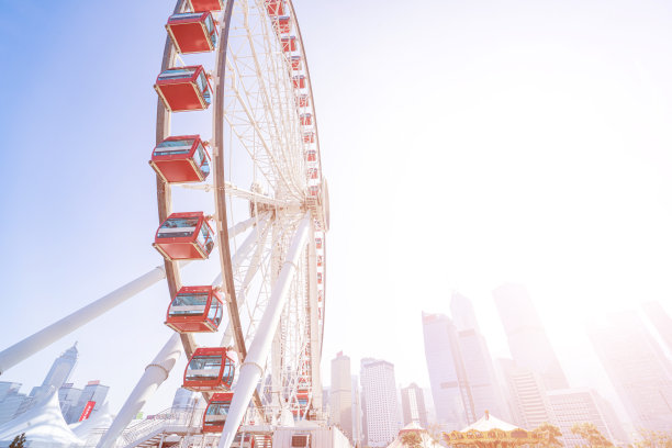 香港的摩天轮图片下载