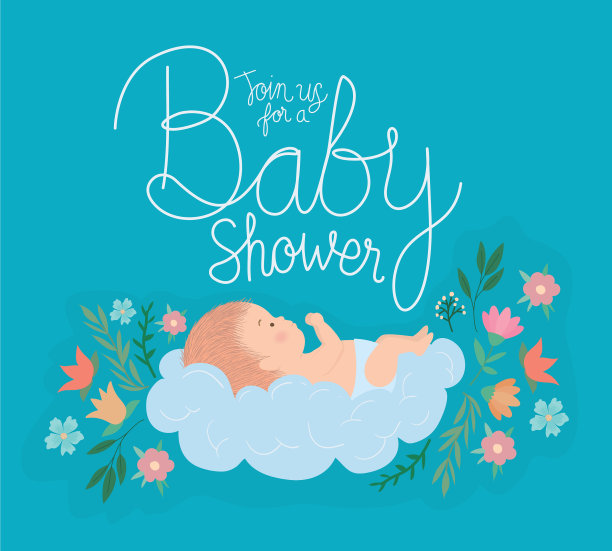 沐浴邀请与可爱的培根卡通图片下载