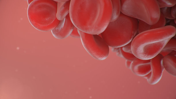 红细胞背景，血凝块。科学和医学的微生物概念。富含氧气和重要的营养物质。血液中重要元素的转移。图片下载