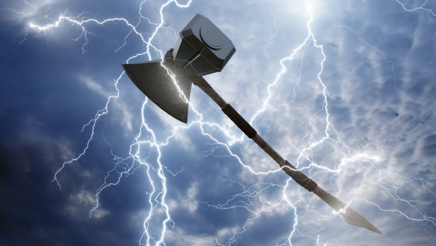 雷霆斧头。图片下载