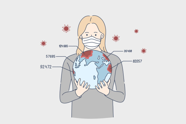 报告、生物危害、冠状病毒、危险概念。图片下载