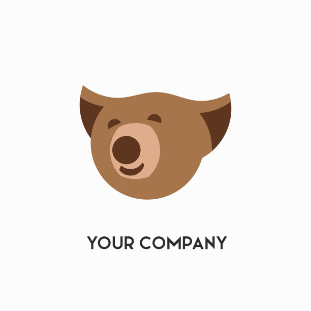 熊头标志吉祥物会徽图片下载