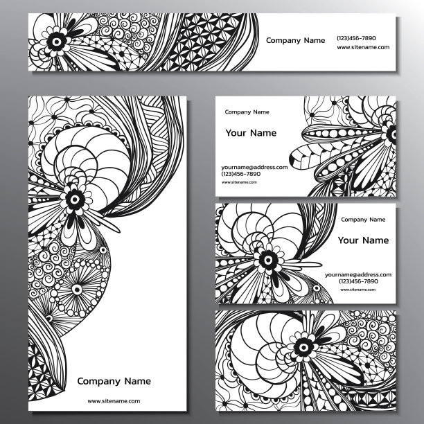 一本品牌书、名片、传单图片下载