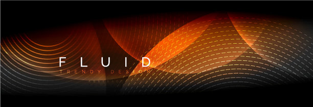 模糊的霓虹灯闪烁着流动的圆圈图片下载