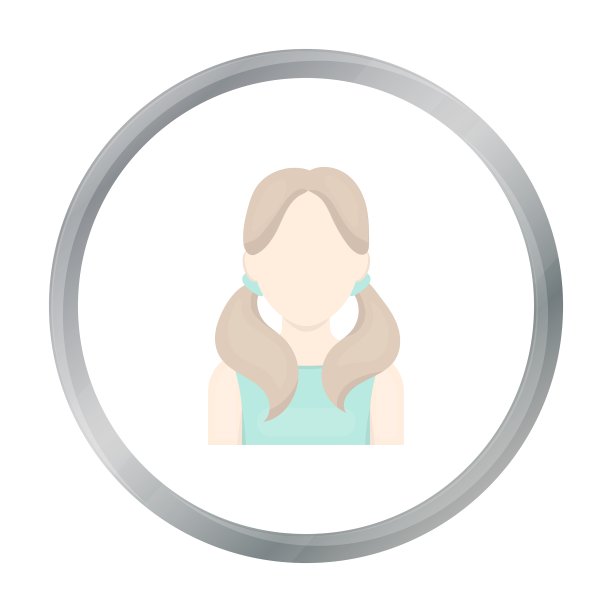 有尾巴的女孩图标卡通单头像图片下载