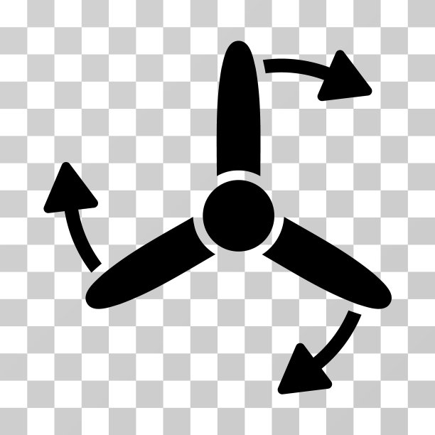 三叶螺杆旋转图标图片下载