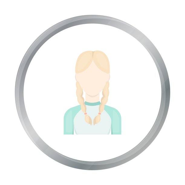 辫子图标卡通单头像人物图标图片下载