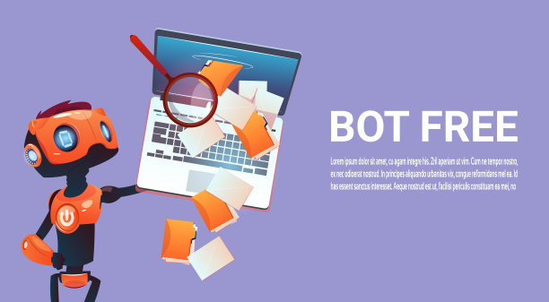 免费聊天机器人机器人虚拟辅助元素图片下载