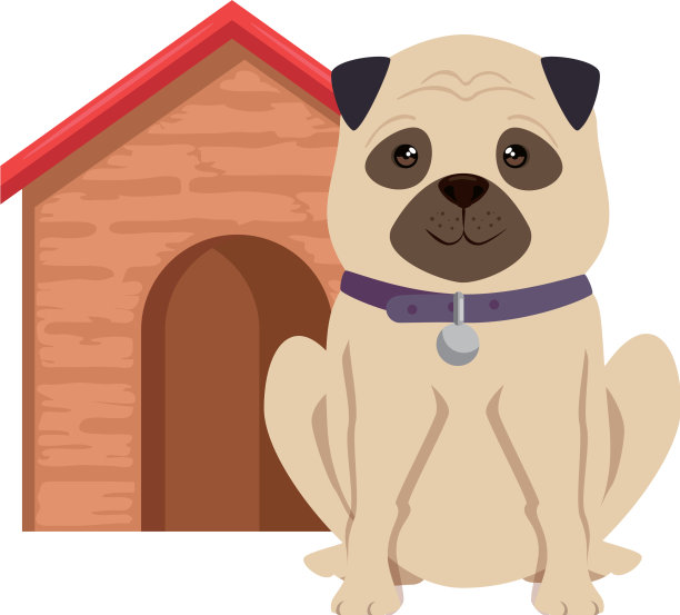 可爱的狗品种，木屋性格图片下载