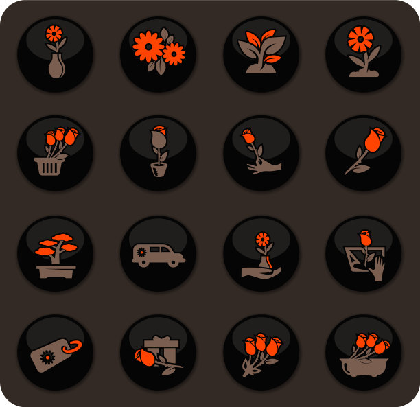 花朵图标设置图片下载