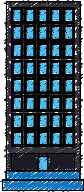 建筑外部孤立图标图片下载