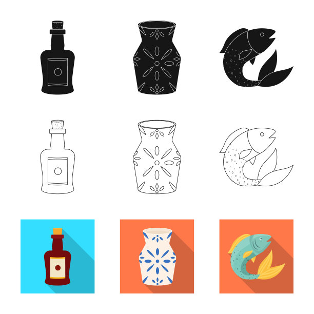 设计和历史图标集和图片下载