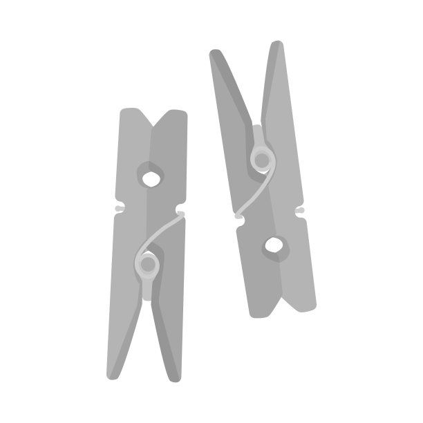 设计衣夹和木图标套图片下载