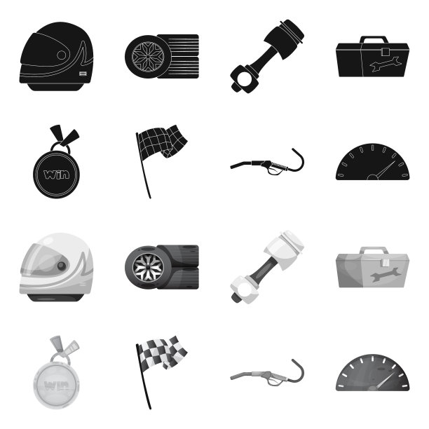 汽车和拉力赛标志集图片下载