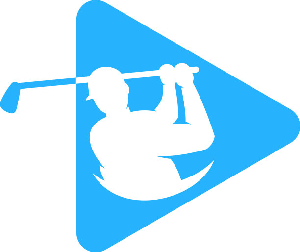 视频高尔夫标志图标设计图片下载